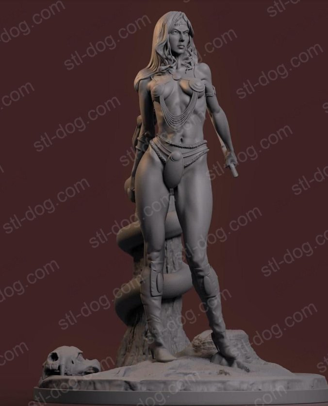 Aspan lohia 系列 女武士 3D打印图纸